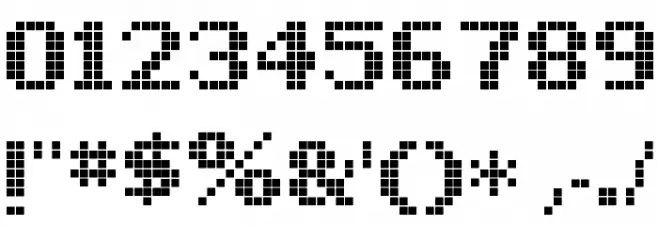 Mobile Font Font OTHER CHARS