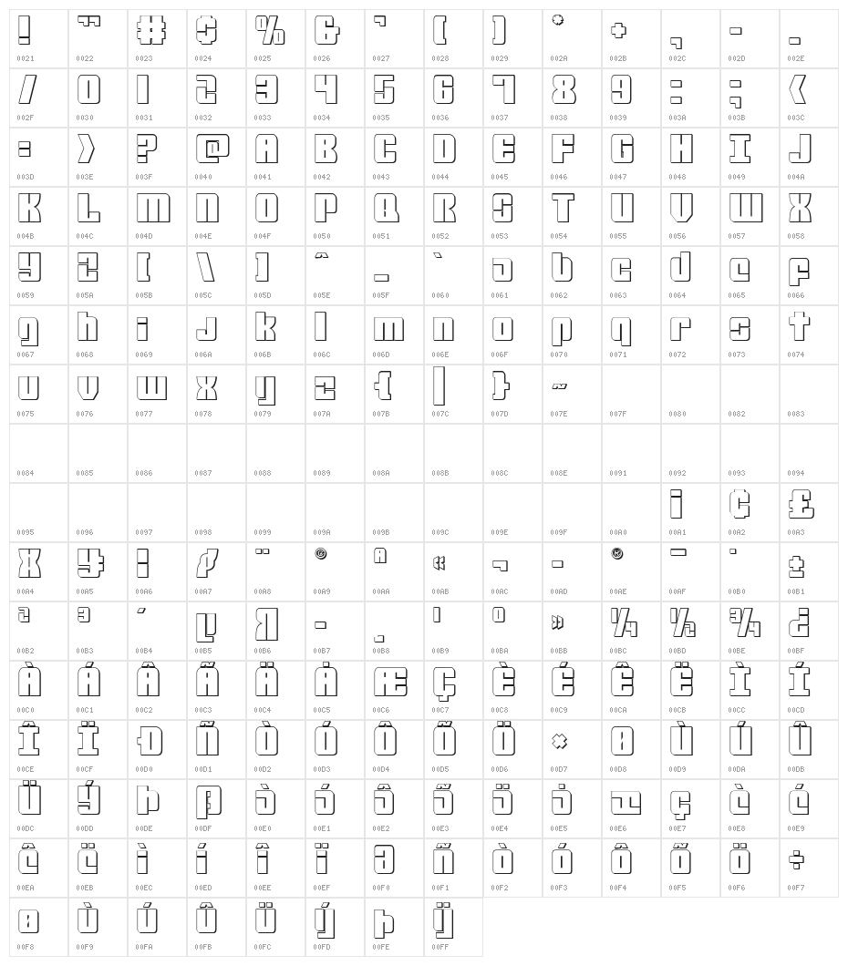 Mobile Infantry 3D Regular Character Map