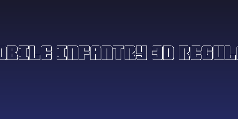 Mobile Infantry 3D Regular Social Header