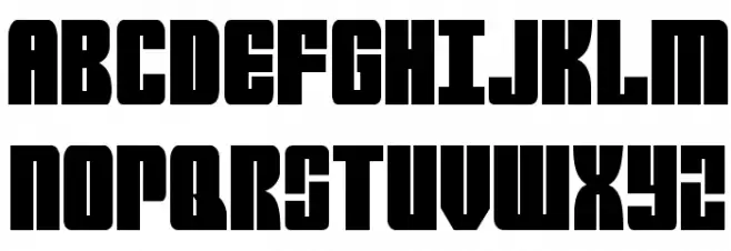 Mobile Infantry Condensed Fuentes MAYÚSCULAS
