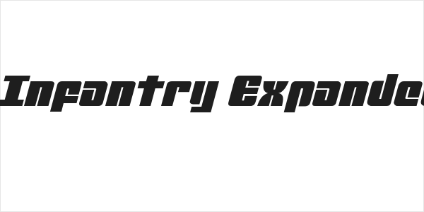 Mobile Infantry Expanded Italic Logo