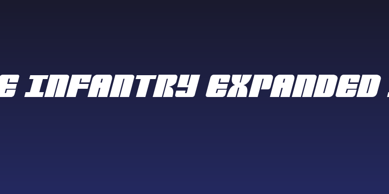 Mobile Infantry Expanded Italic Social Header