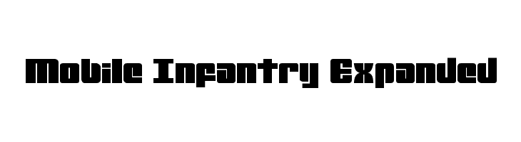 Mobile Infantry Expanded Font
