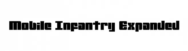 Mobile Infantry Expanded  Frei Schriftart Herunterladen