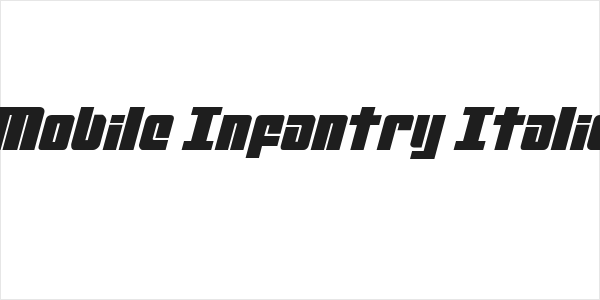 Mobile Infantry Italic Logo