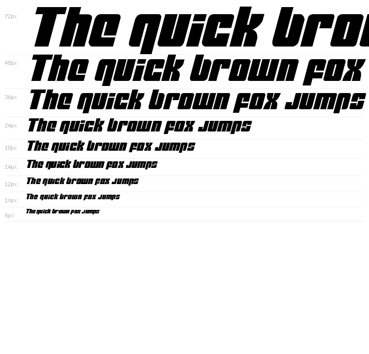 Mobile Infantry Italic Waterfall