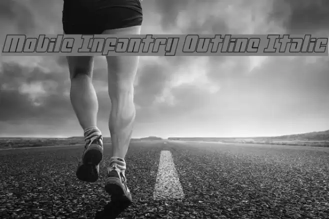 Mobile Infantry Outline Italic examples