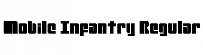 Mobile Infantry Regular  Frei Schriftart Herunterladen