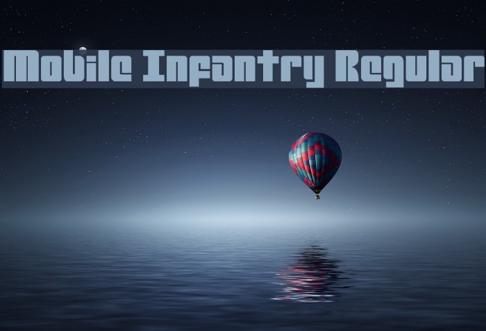 Mobile Infantry Regular Font examples