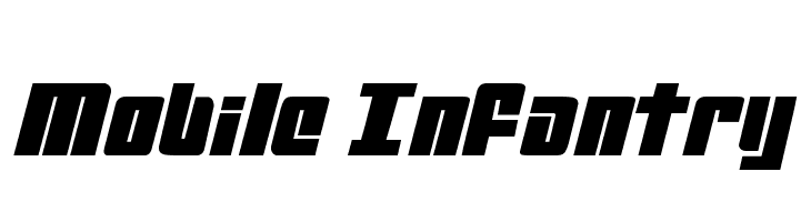 Mobile Infantry  Скачать бесплатные шрифты