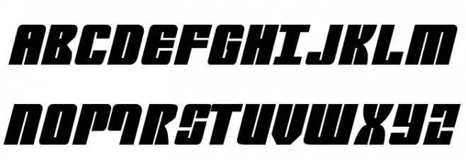 Mobile Infantry Font Litere mari