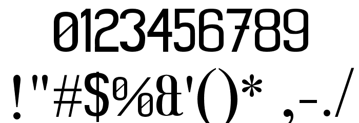 Mobile Sans Font OTHER CHARS
