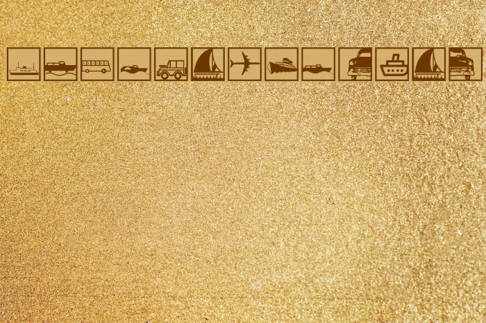 MobileSquares Font examples