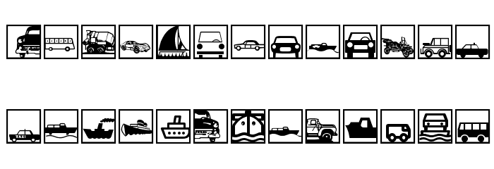 MobileSquares Font LOWERCASE