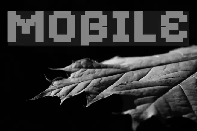 Mobile Font examples