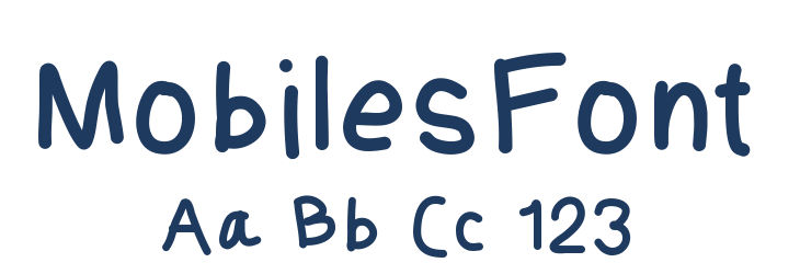 MobilesFont Font Preview