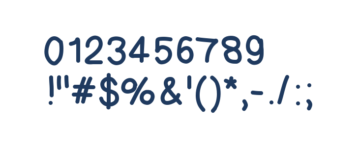 MobilesFont Other Characters