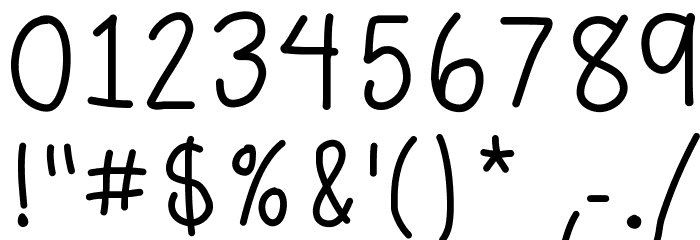 MobilesFont Font OTHER CHARS