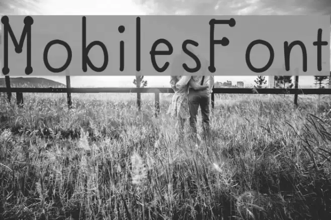 MobilesFont Font examples