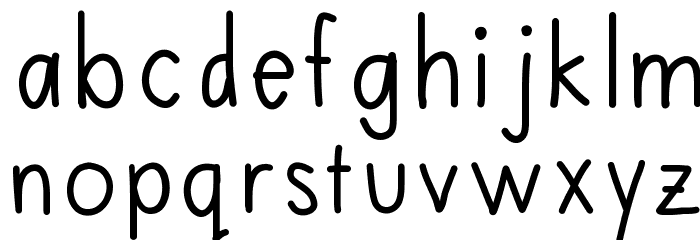 MobilesFont Font LOWERCASE