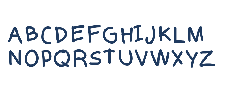 MobilesFont Uppercase