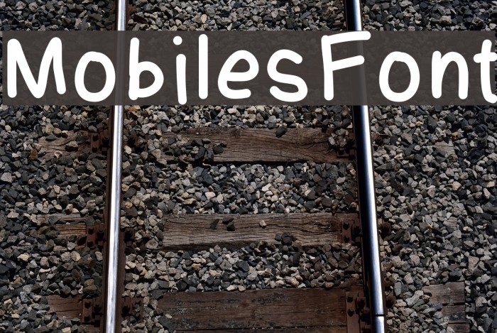 MobilesFont Example 1