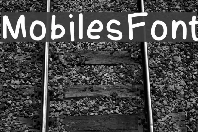MobilesFont Example 1