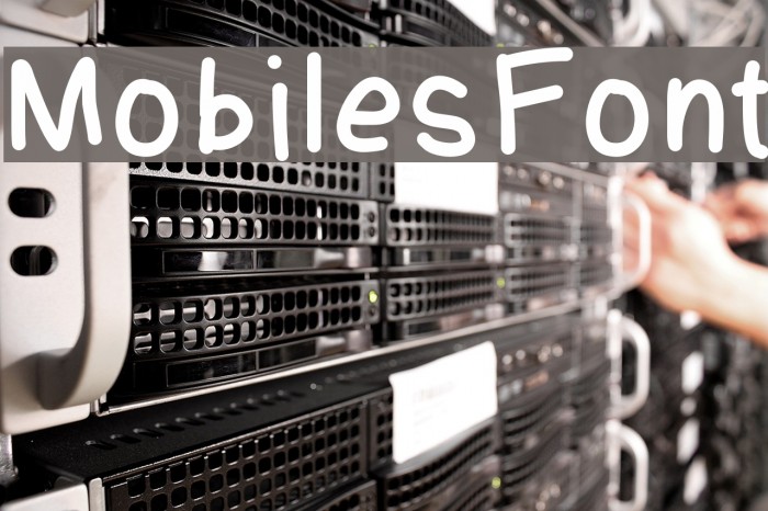 MobilesFont Example 2