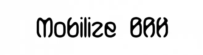 Mobilize BRK  नि: शुल्क फ़ॉन्ट्स डाउनलोड