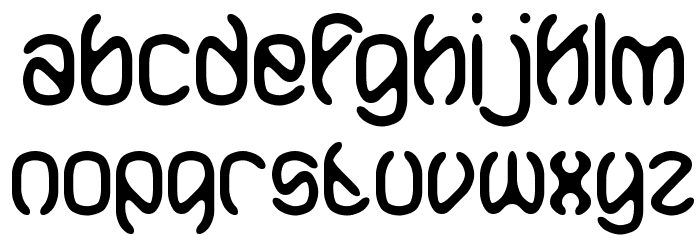 Mobilize BRK Font LOWERCASE