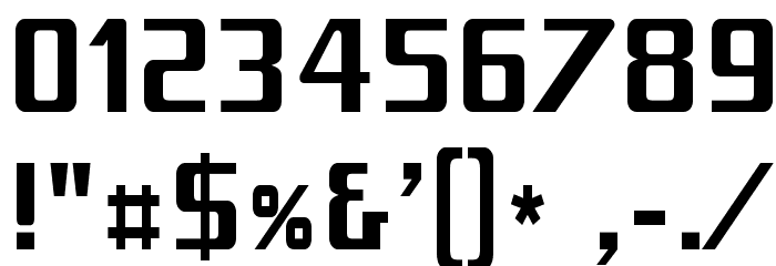 MobitaleCnd-Bold Font OTHER CHARS