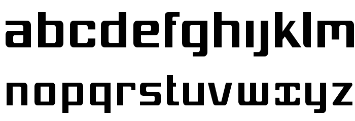 MobitaleCnd-Bold Font LOWERCASE