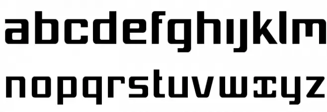 MobitaleCnd-Bold Font LOWERCASE