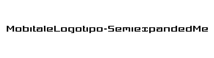 MobitaleLogotipo-SemiexpandedMe Font