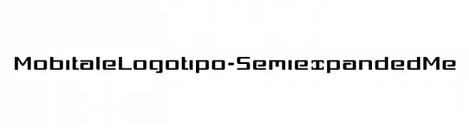 MobitaleLogotipo-SemiexpandedMe  フリーフォントのダウンロード