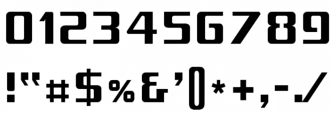 MobitaleOriginal Font OTHER CHARS