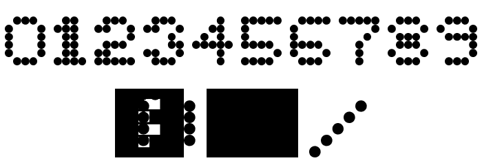 Mobitec 6x6 Regular Font OTHER CHARS