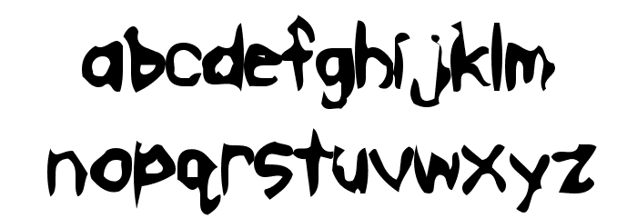 Mobster Font LOWERCASE