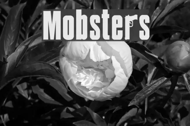 Mobsters Font examples