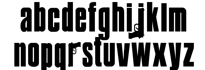 Mobsters Font LOWERCASE