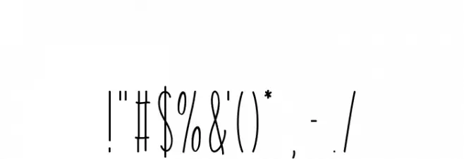 Mobstex - Free For Personal Use Font OTHER CHARS