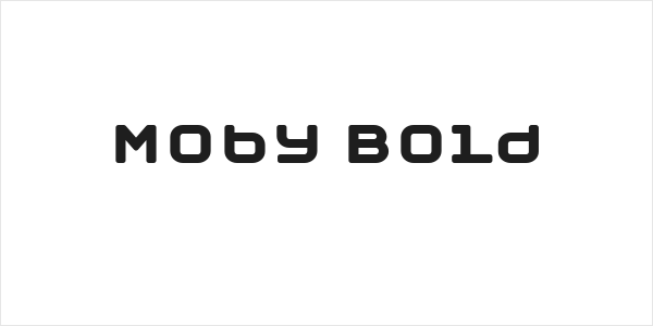 Moby Bold Logo