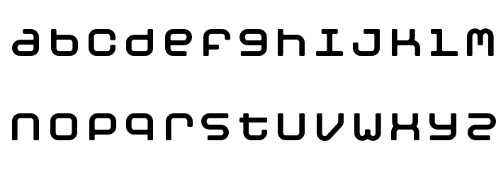 Moby Monospace Font LOWERCASE