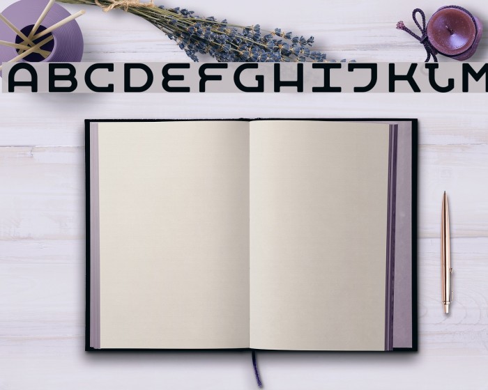 Moby regular Font examples