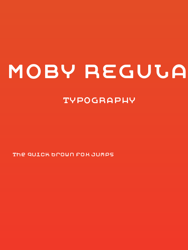 Moby regular Poster