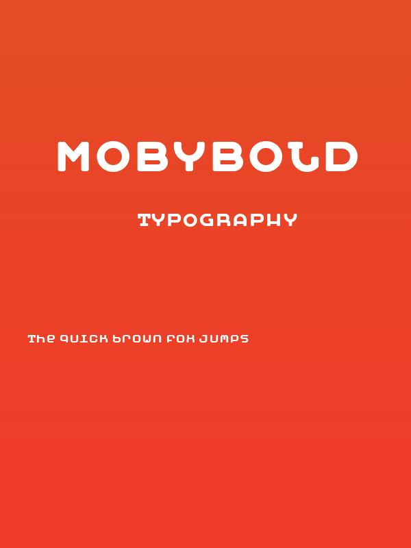 MobyBold Poster
