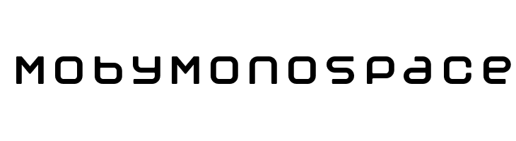 MobyMonospace  フリーフォントのダウンロード