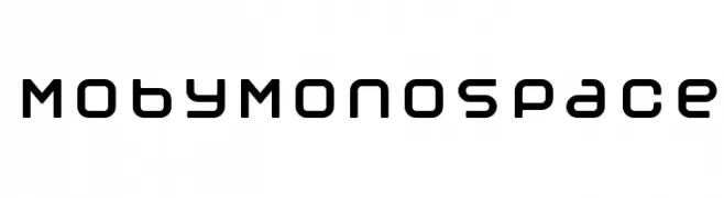 MobyMonospace  免费字体下载