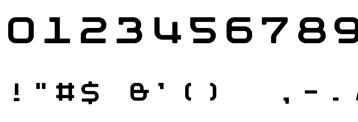 MobyMonospace Font OTHER CHARS