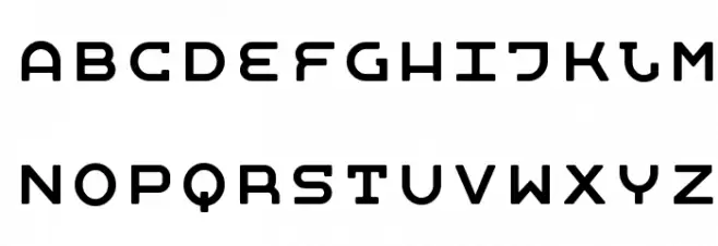 MobyMonospace Schriftart Groß